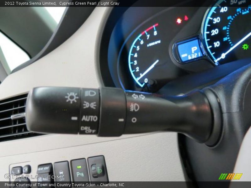 Cypress Green Pearl / Light Gray 2012 Toyota Sienna Limited