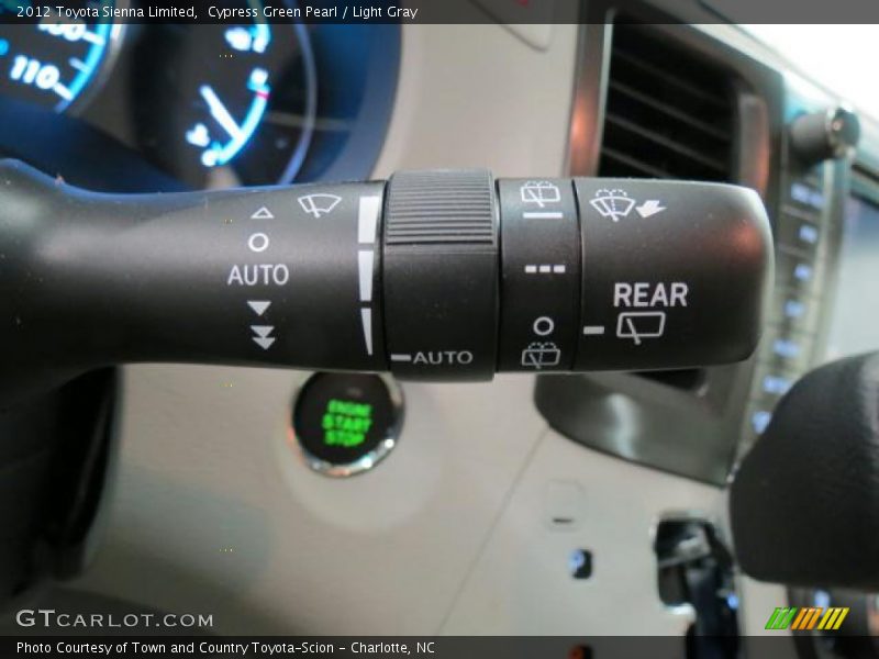 Cypress Green Pearl / Light Gray 2012 Toyota Sienna Limited