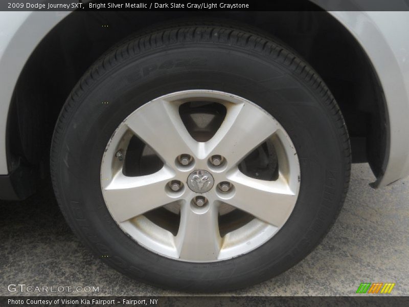 Bright Silver Metallic / Dark Slate Gray/Light Graystone 2009 Dodge Journey SXT