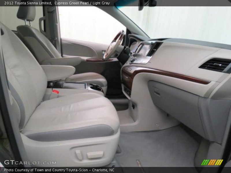 Cypress Green Pearl / Light Gray 2012 Toyota Sienna Limited
