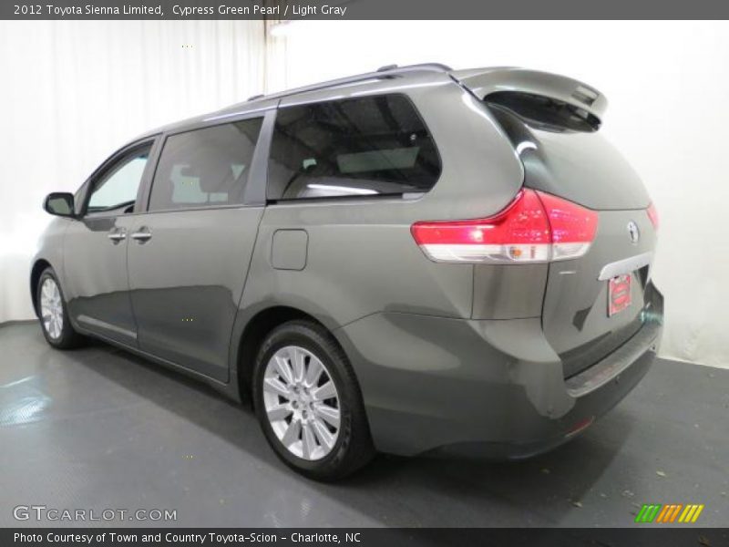 Cypress Green Pearl / Light Gray 2012 Toyota Sienna Limited