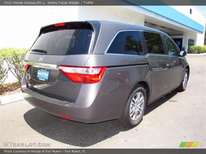 Smoky Topaz Metallic / Truffle 2012 Honda Odyssey EX-L