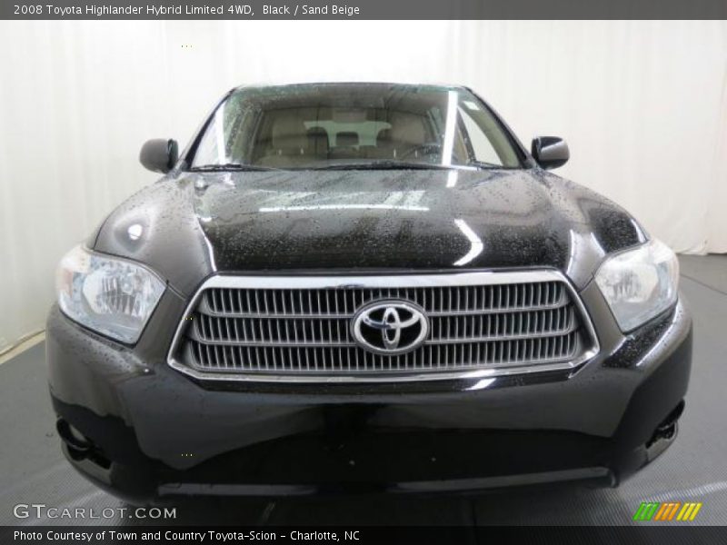 Black / Sand Beige 2008 Toyota Highlander Hybrid Limited 4WD