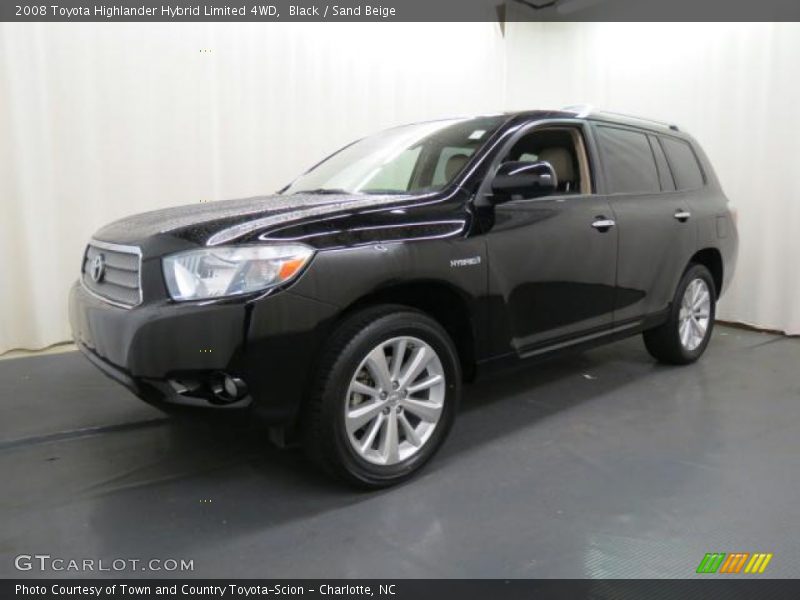 Black / Sand Beige 2008 Toyota Highlander Hybrid Limited 4WD