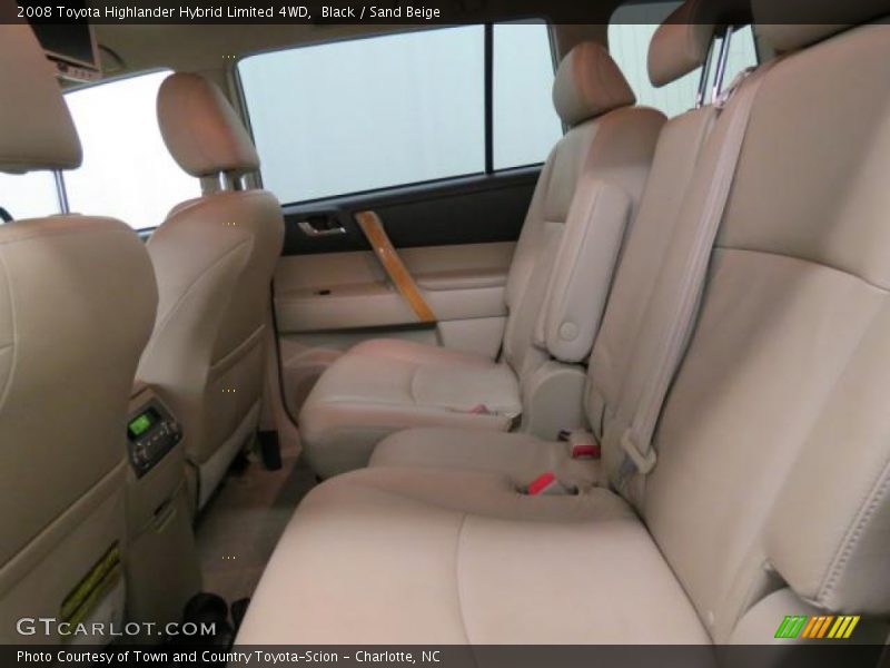 Black / Sand Beige 2008 Toyota Highlander Hybrid Limited 4WD