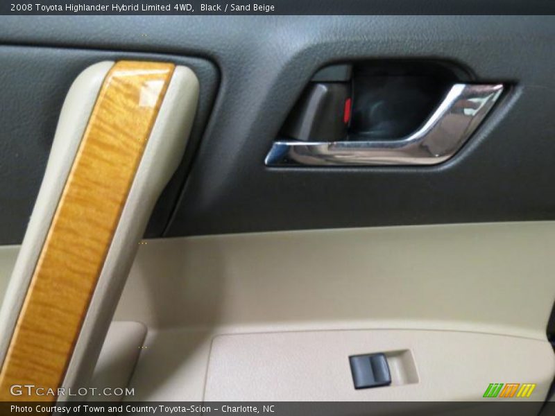 Black / Sand Beige 2008 Toyota Highlander Hybrid Limited 4WD