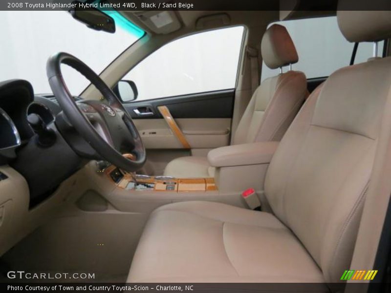 Black / Sand Beige 2008 Toyota Highlander Hybrid Limited 4WD