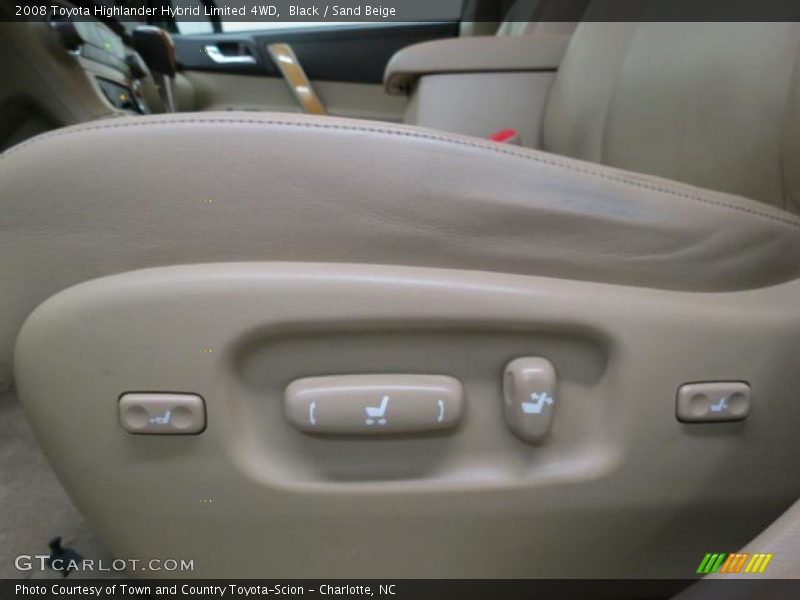 Black / Sand Beige 2008 Toyota Highlander Hybrid Limited 4WD