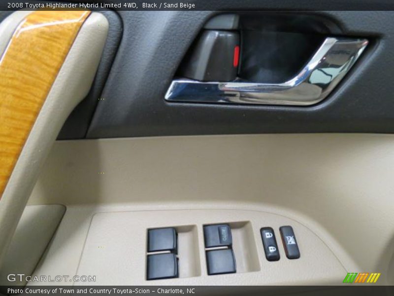 Black / Sand Beige 2008 Toyota Highlander Hybrid Limited 4WD