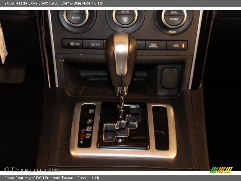 Stormy Blue Mica / Black 2009 Mazda CX-9 Sport AWD