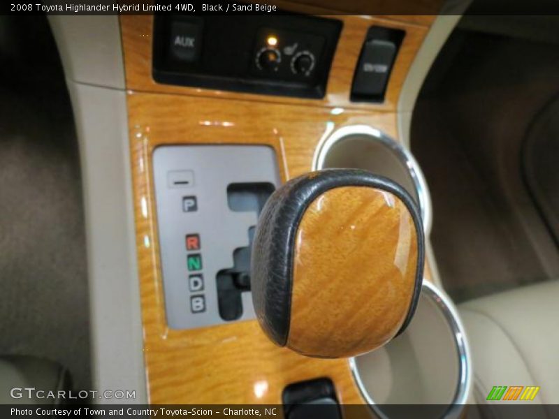 Black / Sand Beige 2008 Toyota Highlander Hybrid Limited 4WD