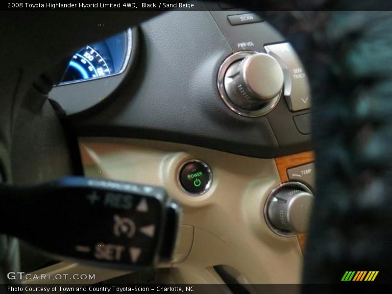 Black / Sand Beige 2008 Toyota Highlander Hybrid Limited 4WD