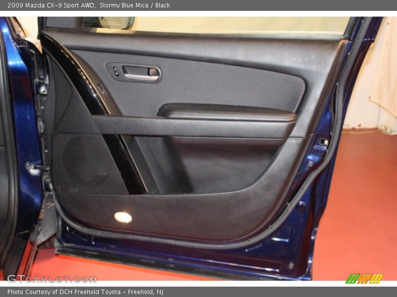 Stormy Blue Mica / Black 2009 Mazda CX-9 Sport AWD