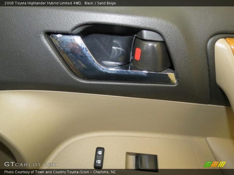 Black / Sand Beige 2008 Toyota Highlander Hybrid Limited 4WD