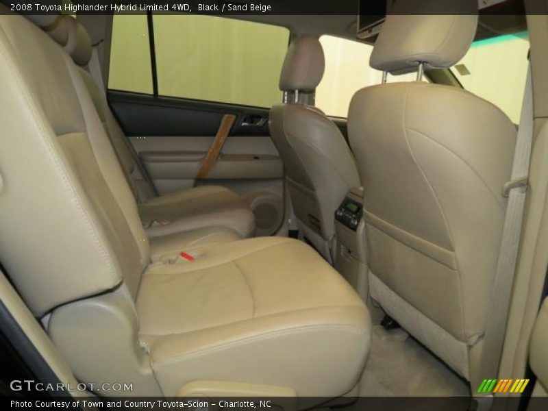 Black / Sand Beige 2008 Toyota Highlander Hybrid Limited 4WD