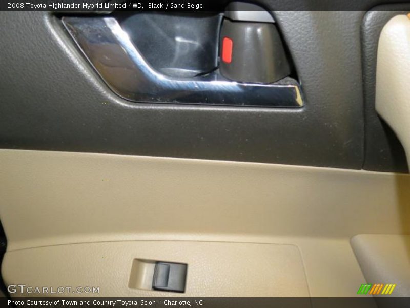 Black / Sand Beige 2008 Toyota Highlander Hybrid Limited 4WD
