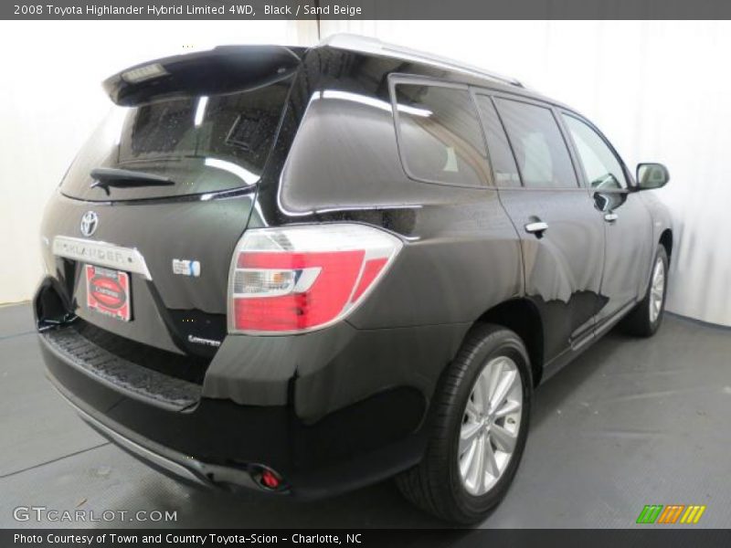 Black / Sand Beige 2008 Toyota Highlander Hybrid Limited 4WD