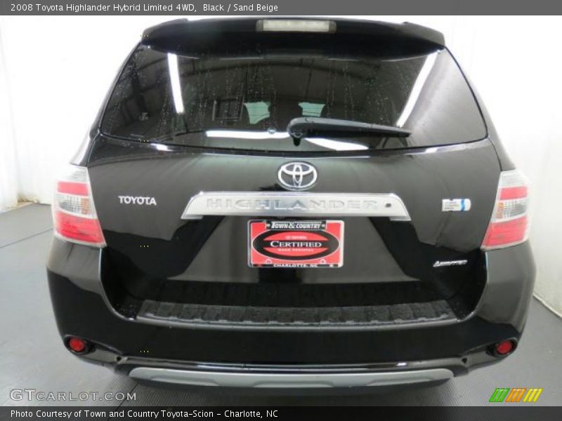 Black / Sand Beige 2008 Toyota Highlander Hybrid Limited 4WD