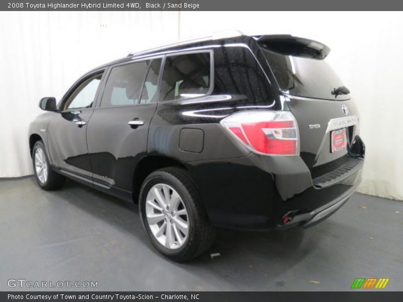 Black / Sand Beige 2008 Toyota Highlander Hybrid Limited 4WD