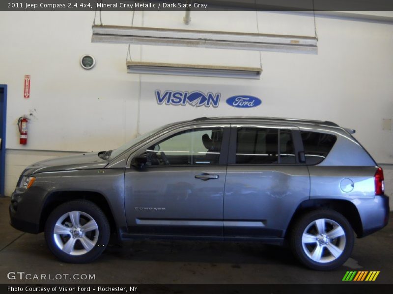 Mineral Gray Metallic / Dark Slate Gray 2011 Jeep Compass 2.4 4x4