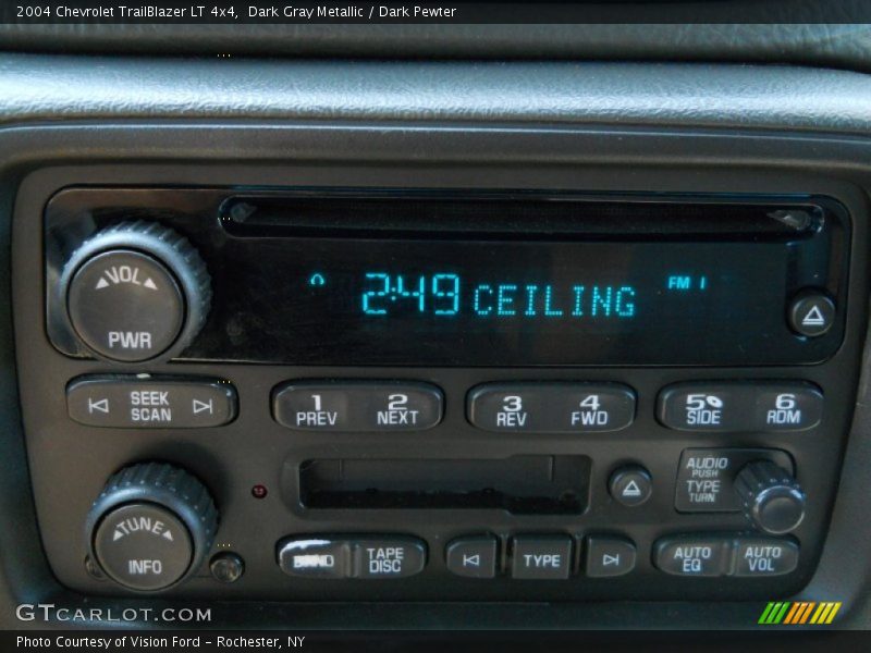Dark Gray Metallic / Dark Pewter 2004 Chevrolet TrailBlazer LT 4x4