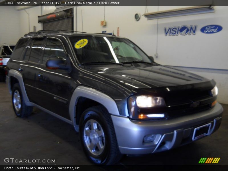 Dark Gray Metallic / Dark Pewter 2004 Chevrolet TrailBlazer LT 4x4
