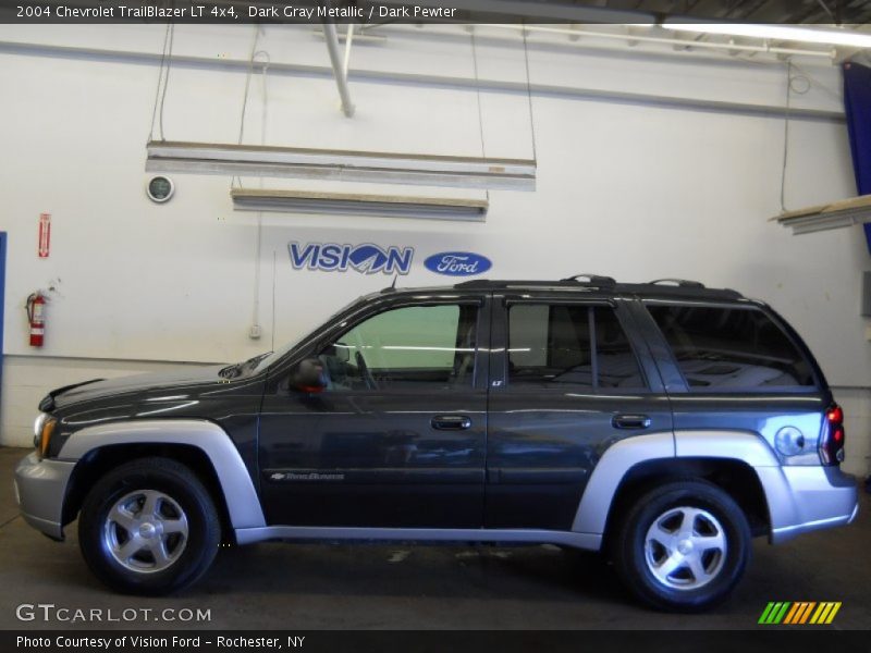 Dark Gray Metallic / Dark Pewter 2004 Chevrolet TrailBlazer LT 4x4