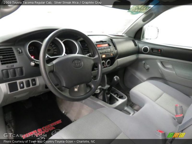 Silver Streak Mica / Graphite Gray 2009 Toyota Tacoma Regular Cab