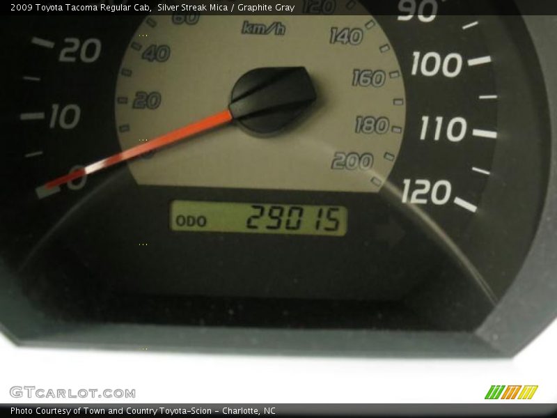 Silver Streak Mica / Graphite Gray 2009 Toyota Tacoma Regular Cab