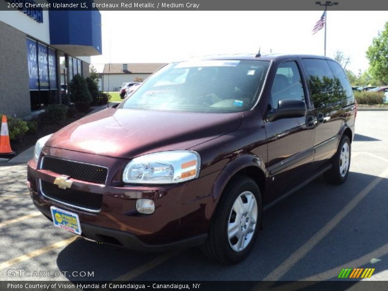 Bordeaux Red Metallic / Medium Gray 2008 Chevrolet Uplander LS