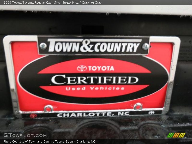 Silver Streak Mica / Graphite Gray 2009 Toyota Tacoma Regular Cab