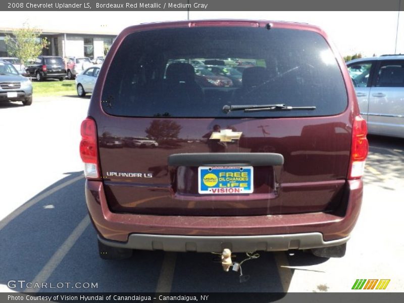 Bordeaux Red Metallic / Medium Gray 2008 Chevrolet Uplander LS