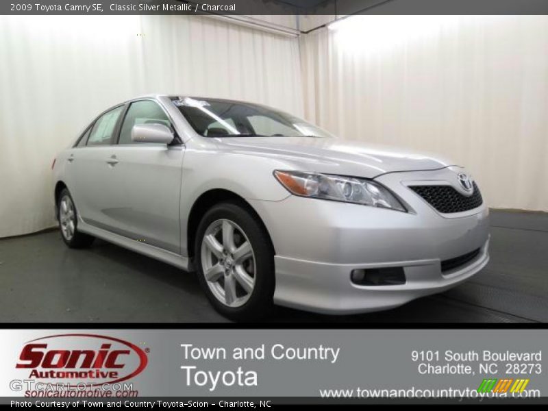 Classic Silver Metallic / Charcoal 2009 Toyota Camry SE