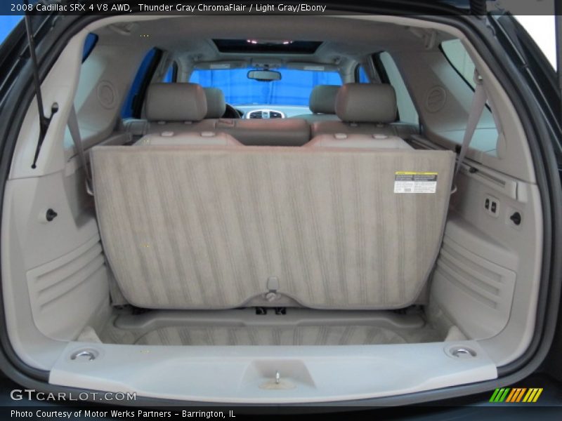 Thunder Gray ChromaFlair / Light Gray/Ebony 2008 Cadillac SRX 4 V8 AWD