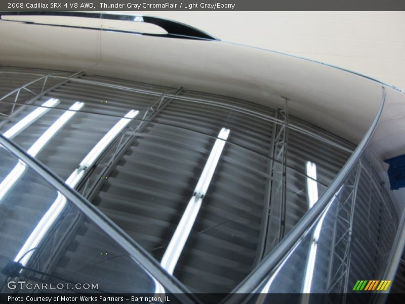 Thunder Gray ChromaFlair / Light Gray/Ebony 2008 Cadillac SRX 4 V8 AWD