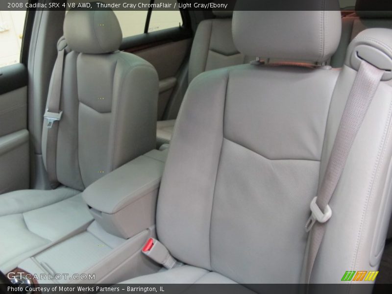 Thunder Gray ChromaFlair / Light Gray/Ebony 2008 Cadillac SRX 4 V8 AWD