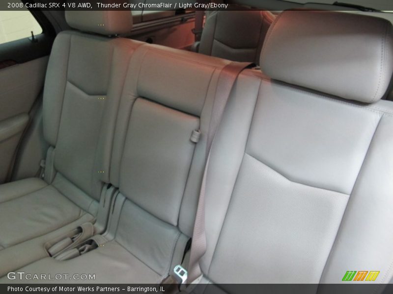 Thunder Gray ChromaFlair / Light Gray/Ebony 2008 Cadillac SRX 4 V8 AWD