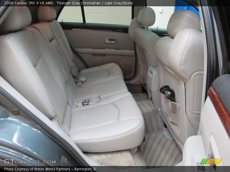 Thunder Gray ChromaFlair / Light Gray/Ebony 2008 Cadillac SRX 4 V8 AWD