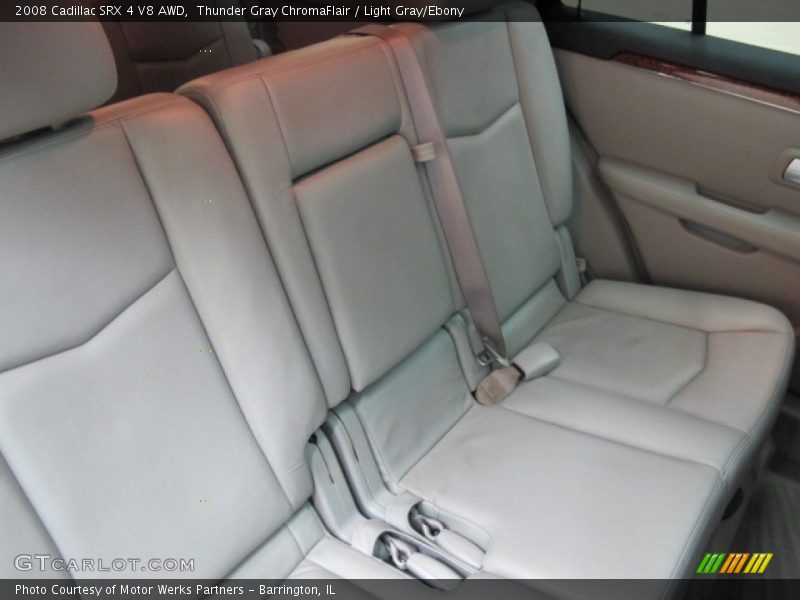 Thunder Gray ChromaFlair / Light Gray/Ebony 2008 Cadillac SRX 4 V8 AWD