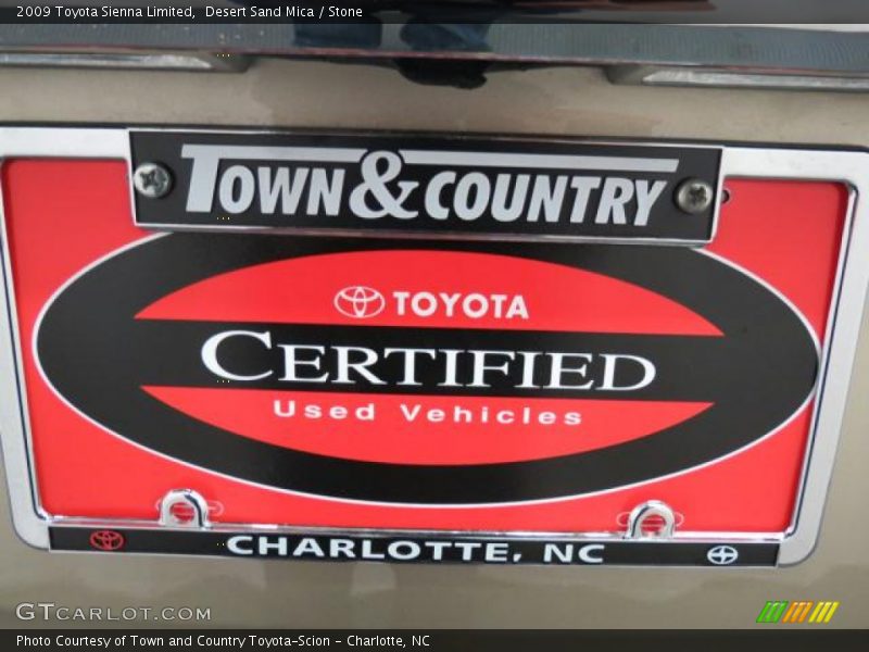 Desert Sand Mica / Stone 2009 Toyota Sienna Limited