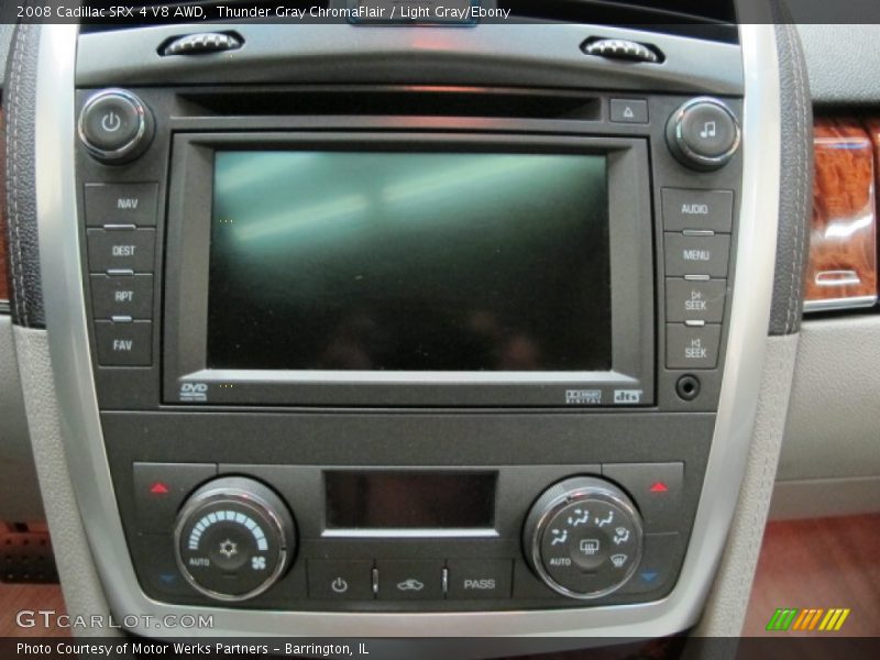 Thunder Gray ChromaFlair / Light Gray/Ebony 2008 Cadillac SRX 4 V8 AWD