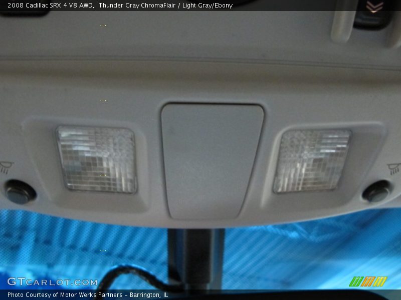 Thunder Gray ChromaFlair / Light Gray/Ebony 2008 Cadillac SRX 4 V8 AWD