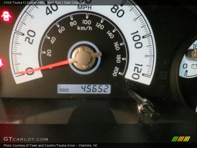 Brick Red / Dark Charcoal 2009 Toyota FJ Cruiser 4WD