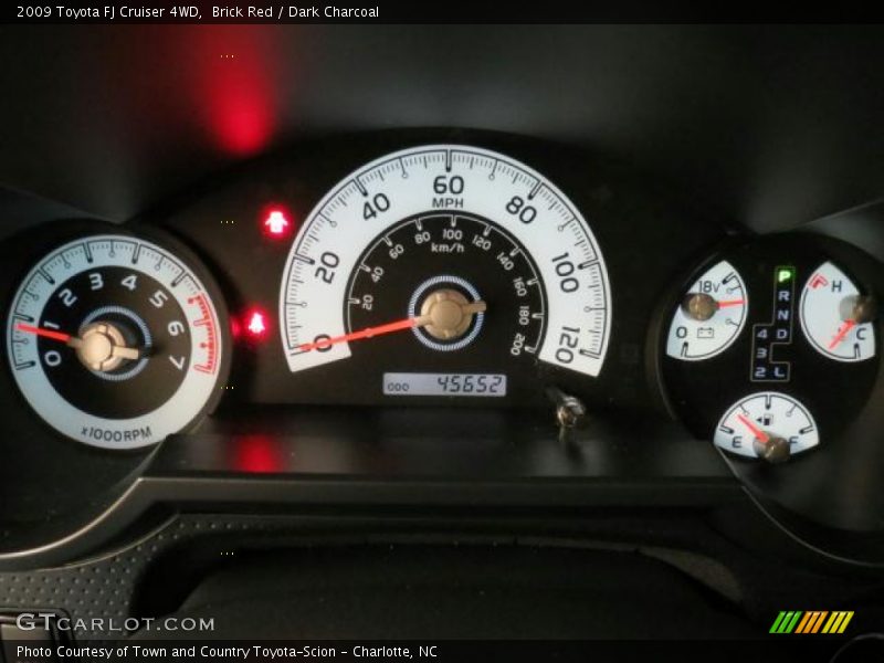  2009 FJ Cruiser 4WD 4WD Gauges