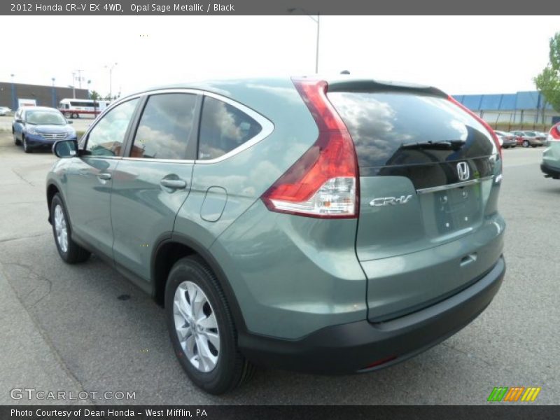 Opal Sage Metallic / Black 2012 Honda CR-V EX 4WD