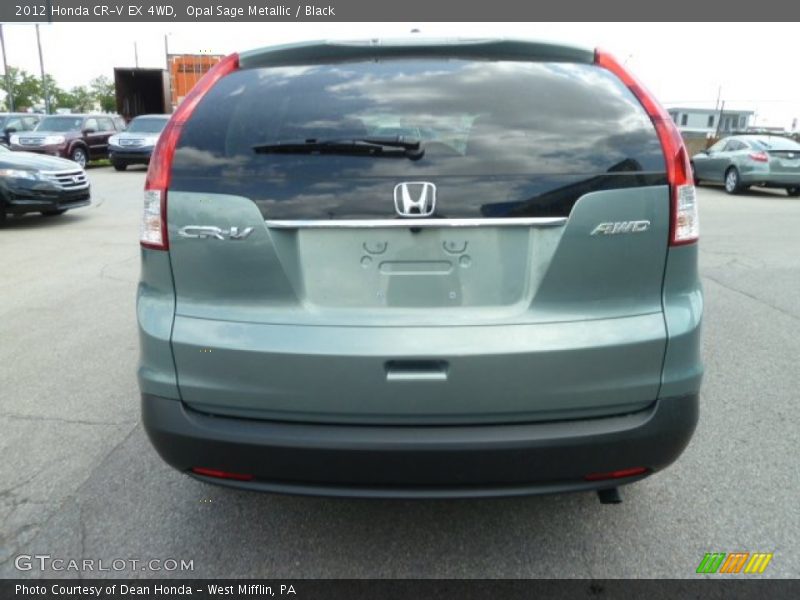 Opal Sage Metallic / Black 2012 Honda CR-V EX 4WD