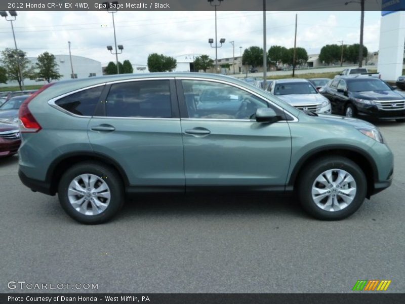 Opal Sage Metallic / Black 2012 Honda CR-V EX 4WD