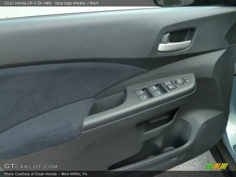 Opal Sage Metallic / Black 2012 Honda CR-V EX 4WD