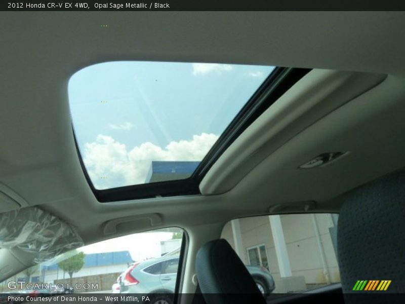 Opal Sage Metallic / Black 2012 Honda CR-V EX 4WD