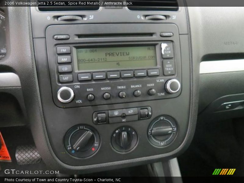 Spice Red Metallic / Anthracite Black 2006 Volkswagen Jetta 2.5 Sedan